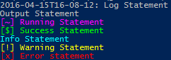 A simple logging interface that supports cross-platform color and concurrency