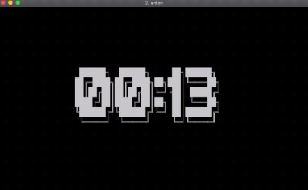 Terminal countdown timer