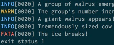 A structured logger for Go