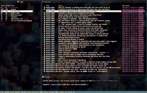 Simple RSS/Atom reader written in Golang