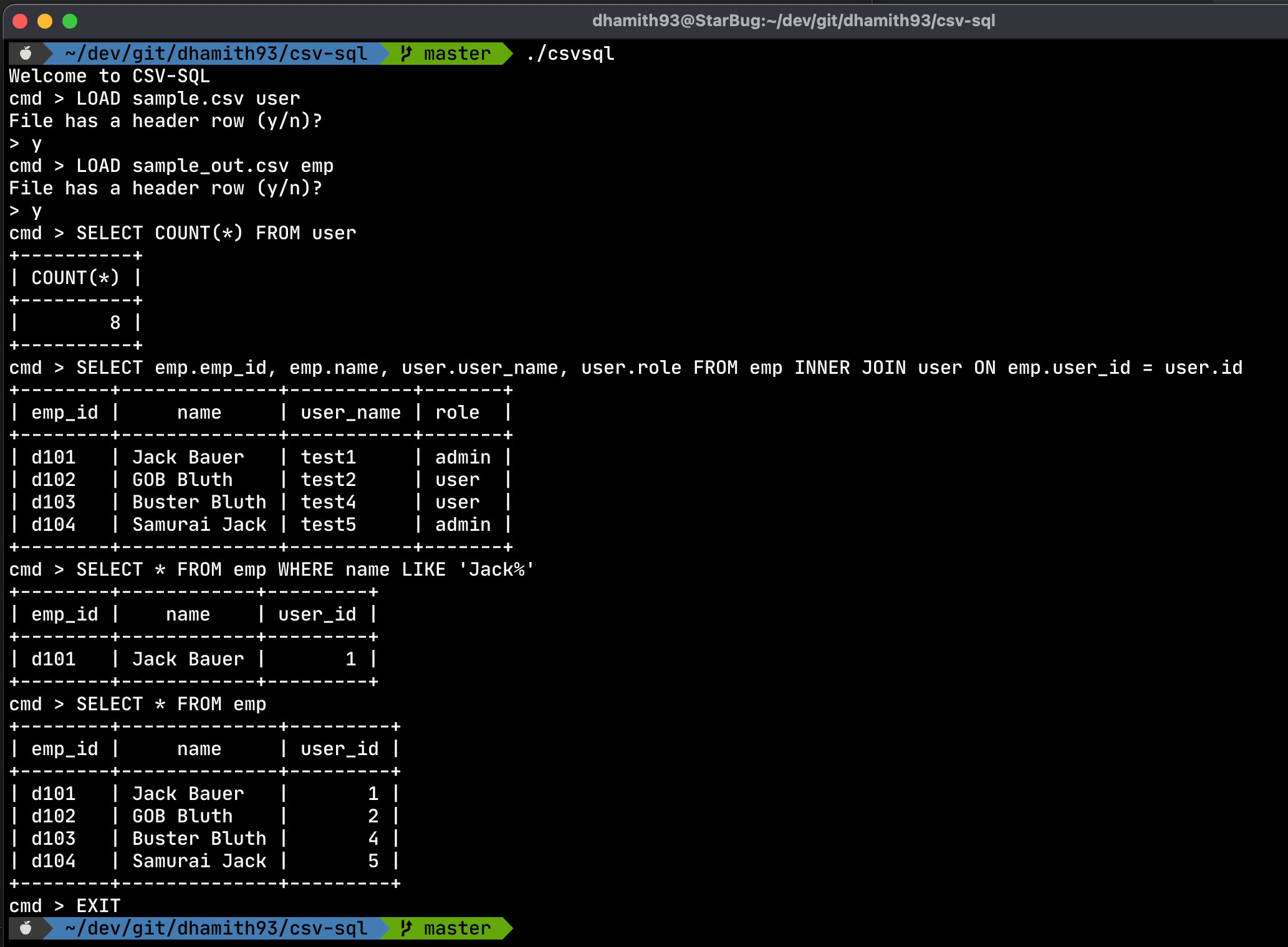 command-line-tool-to-load-csv-and-excel-xlsx-files-and-run-sql-commands